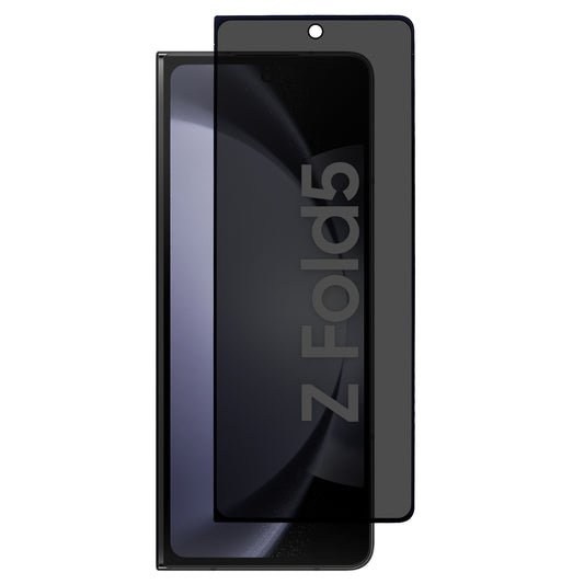 Anti-Peep Screen Protector for Samsung Galaxy Z Fold5 5G , Full Cover Full Glue Silk Printing Tempered Glass Film