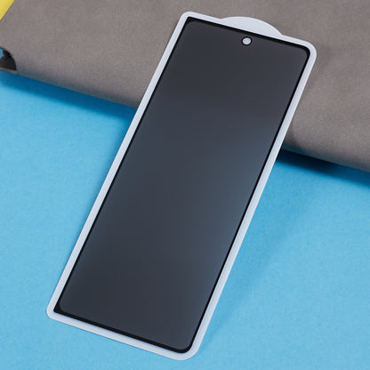 Anti-Peep Screen Protector for Samsung Galaxy Z Fold5 5G , Full Cover Full Glue Silk Printing Tempered Glass Film