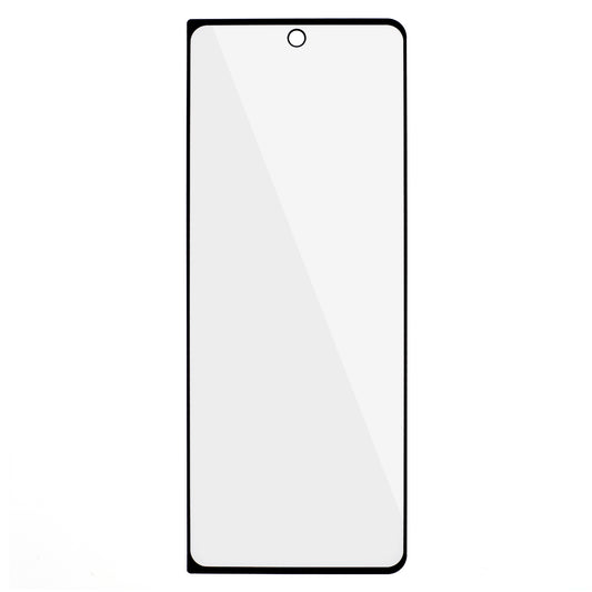For Samsung Galaxy Z Fold5 5G Matte Anti-fingerprint Screen Protector Black Edge Silk Printing Full Glue Tempered Glass Film