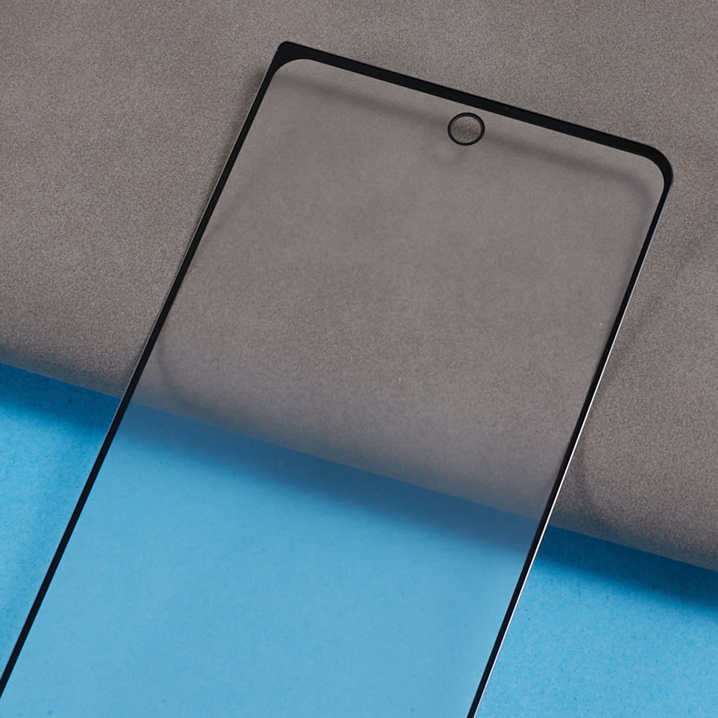 For Samsung Galaxy Z Fold5 5G Matte Anti-fingerprint Screen Protector Black Edge Silk Printing Full Glue Tempered Glass Film