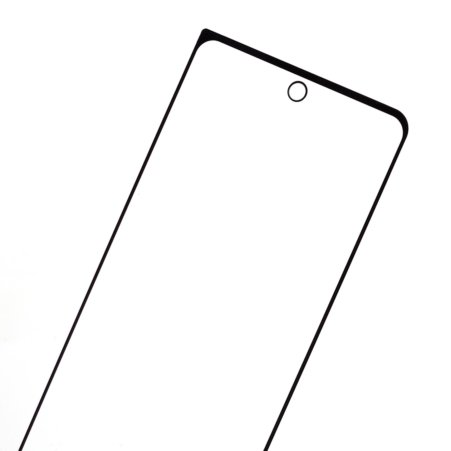 For Samsung Galaxy Z Fold5 5G Matte Anti-fingerprint Screen Protector Black Edge Silk Printing Full Glue Tempered Glass Film