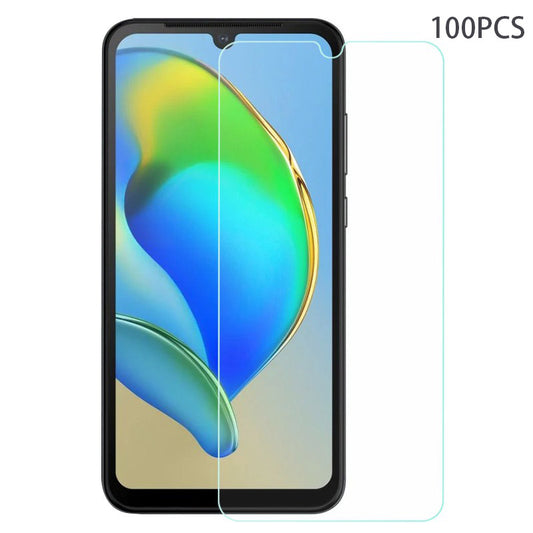 100PCS For ZTE Blade A33 Plus HD Transparent Screen Film Dustproof Tempered Glass Phone Screen Protector