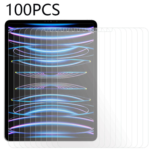 100PCS Screen Protector for iPad Pro 12.9 (2018) / (2020) / (2021) / (2022) , Tempered Glass Ultra Clear Anti-Scratch Film
