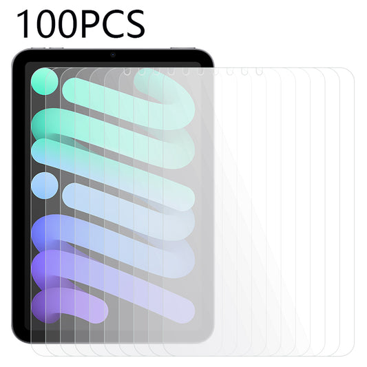 100PCS For iPad mini (2021) Tempered Glass Screen Protector HD Clear Anti-Shatter Film
