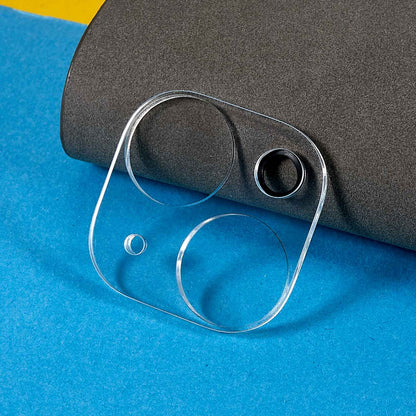 3D Camera Lens Protector for iPhone 15 / 15 Plus , Tempered Glass HD Clear Phone Camera Lens Film