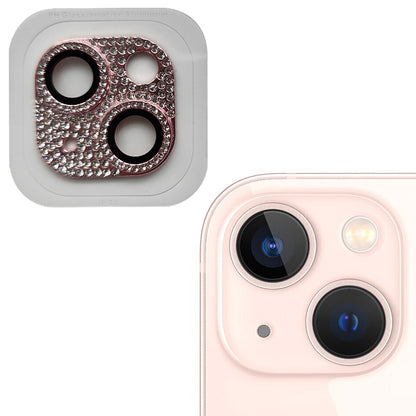 RURIHAI For iPhone 15 / 15 Plus Crystal Clear Camera Lens Protector Aluminum Alloy + Tempered Glass Lens Film
