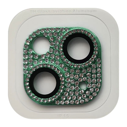 RURIHAI For iPhone 15 / 15 Plus Crystal Clear Camera Lens Protector Aluminum Alloy + Tempered Glass Lens Film