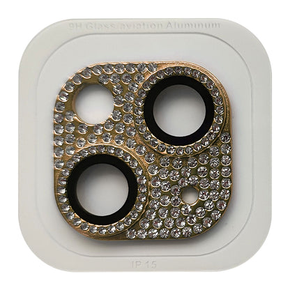 RURIHAI For iPhone 15 / 15 Plus Crystal Clear Camera Lens Protector Aluminum Alloy + Tempered Glass Lens Film