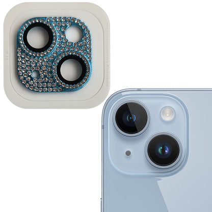 RURIHAI For iPhone 15 / 15 Plus Crystal Clear Camera Lens Protector Aluminum Alloy + Tempered Glass Lens Film