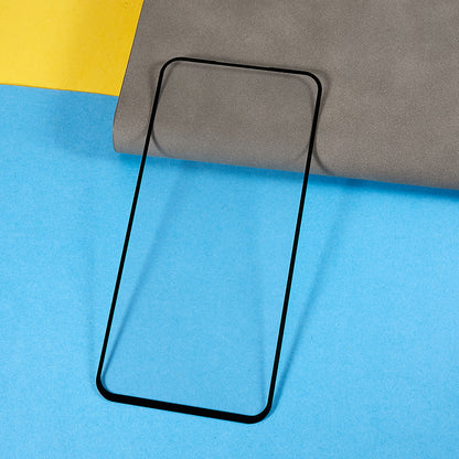 Silk Printing Screen Protector for Samsung Galaxy S23 FE , Full Cover Full Glue 20D Tempered Glass Clear Film
