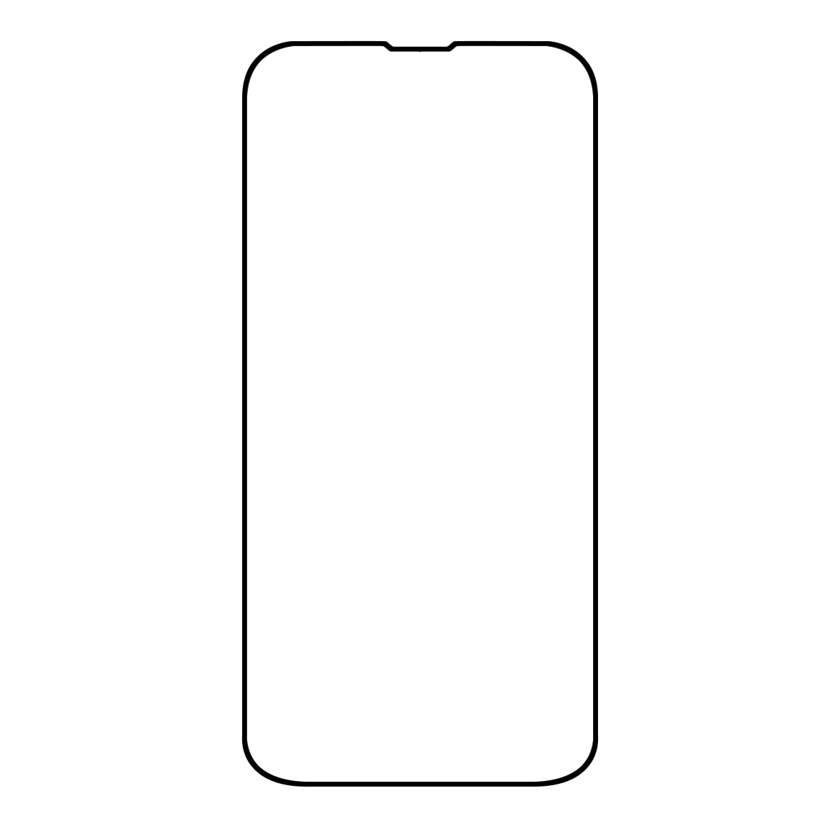 Silk Printing Screen Protector for iPhone 15 Plus , High Aluminum-silicon Glass Full Glue Full Cover Screen Film