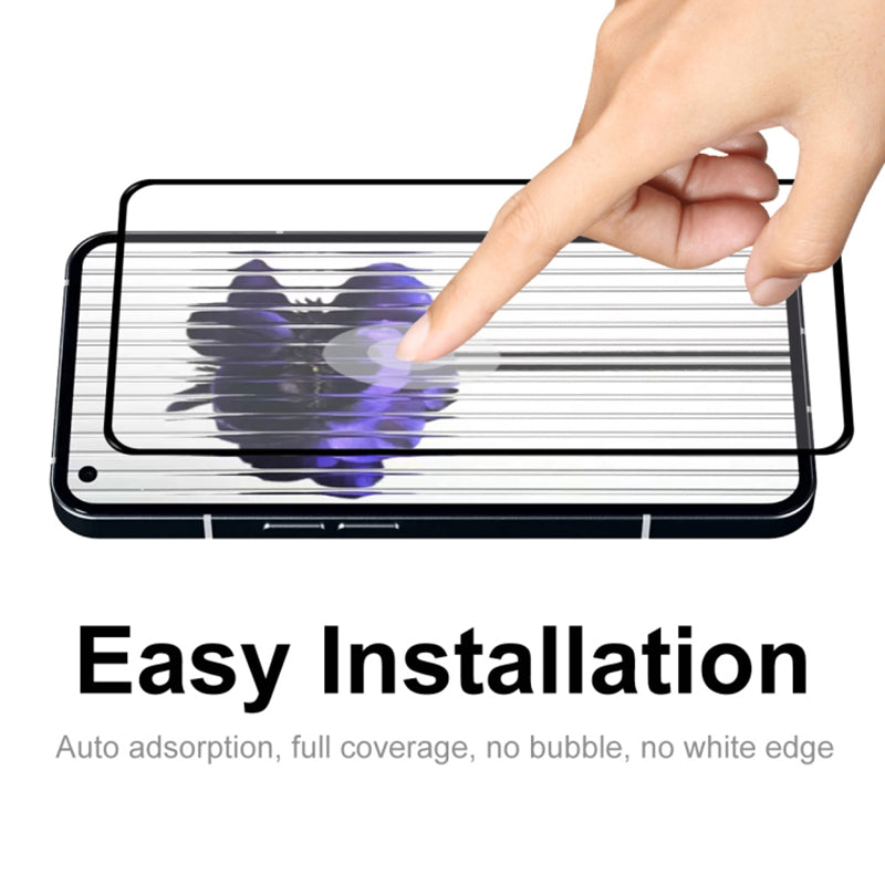 For Nothing Phone (2) HD Clarity Silk Printing Tempered Glass Full Glue Phone Full Screen Protector