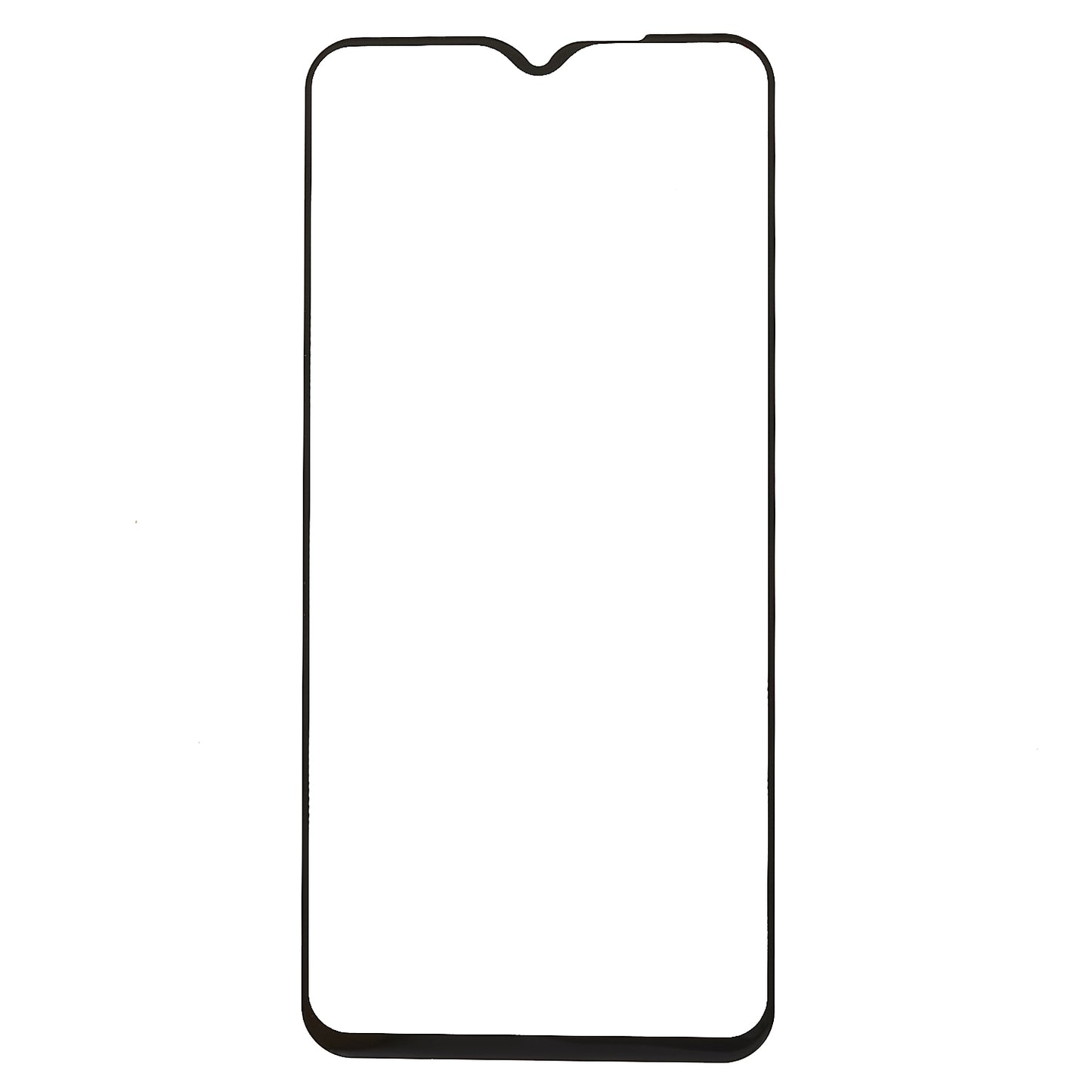 For Oppo A58 5G Silk Printing Tempered Glass Full Glue Anti-explosion Full Screen Protector