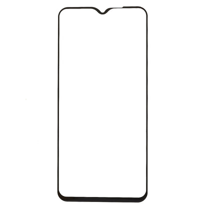 For Oppo A58 5G Silk Printing Tempered Glass Full Glue Anti-explosion Full Screen Protector