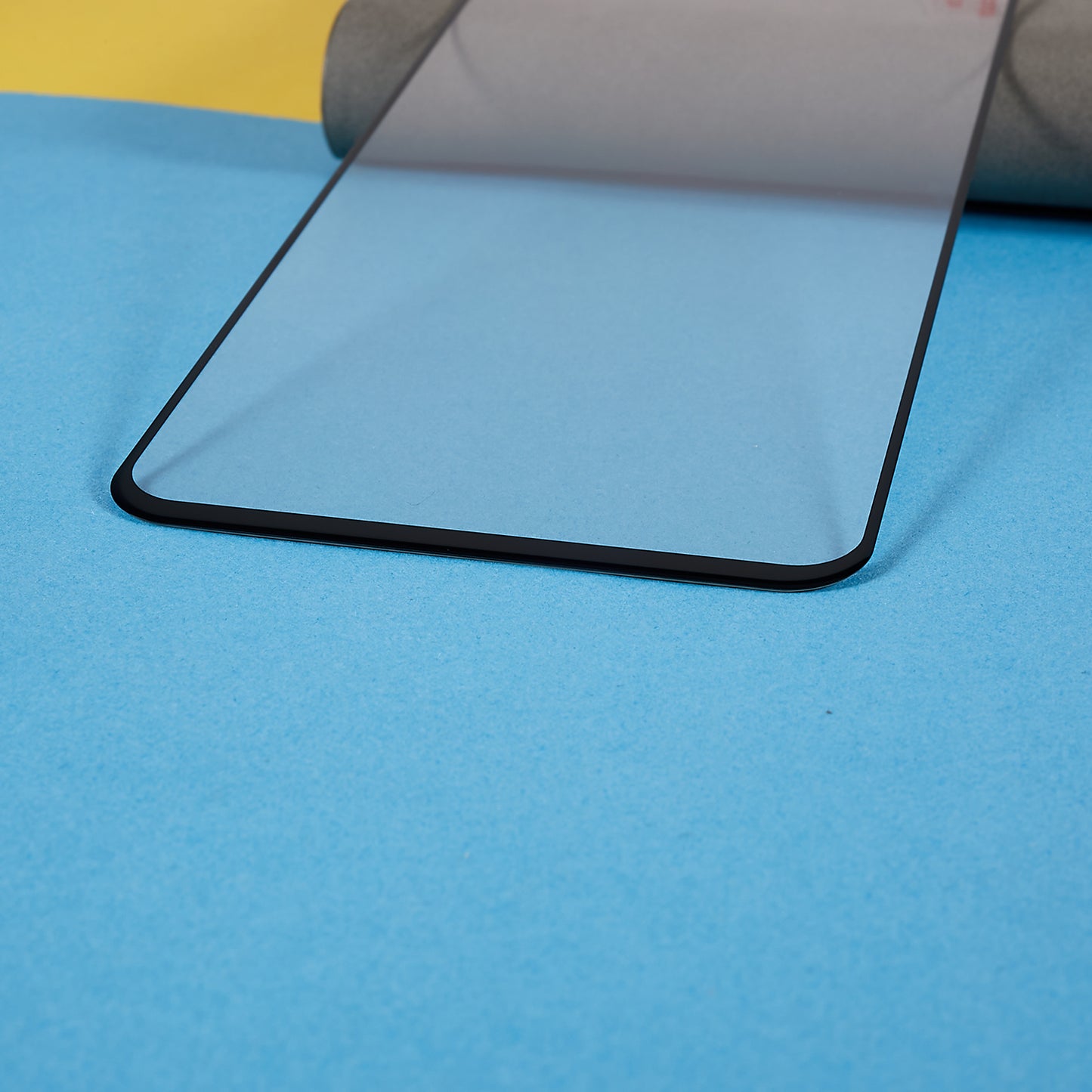 For Oppo A58 5G Silk Printing Tempered Glass Full Glue Anti-explosion Full Screen Protector
