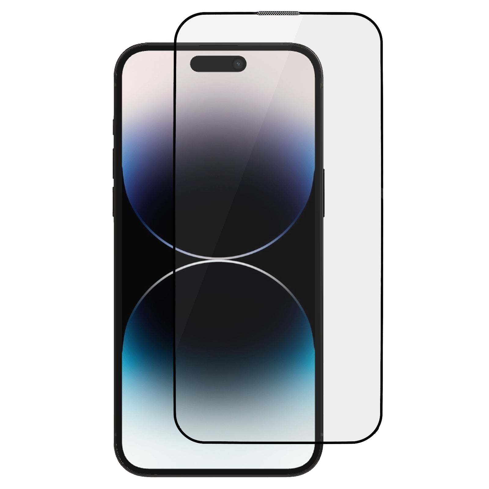 For iPhone 15 Pro Max Anti-static Screen Protector Ultra Clear Full Cover Full Glue Tempered Glass Film