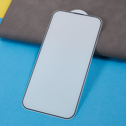 For iPhone 15 Pro Max Anti-static Screen Protector Ultra Clear Full Cover Full Glue Tempered Glass Film
