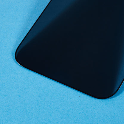 For iPhone 15 Full Glue 180 Degree Anti-Spy Tempered Glass Silk Printing Full Screen Protector Film
