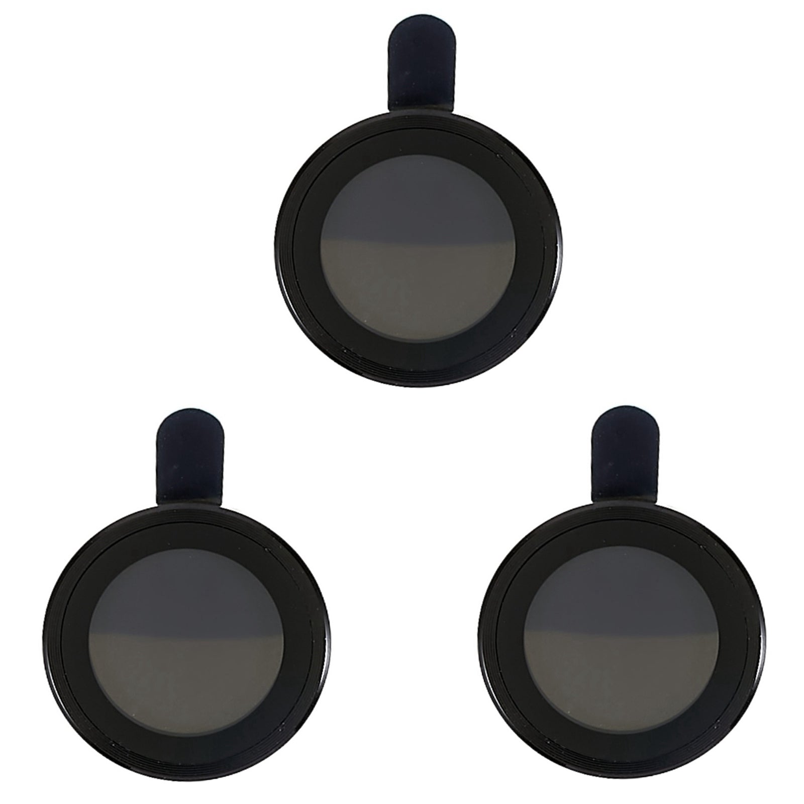 For iPhone 15 Pro / 15 Pro Max Electroplating Camera Lens Protector Set Metal Ring Tempered Glass Lens Cover Film