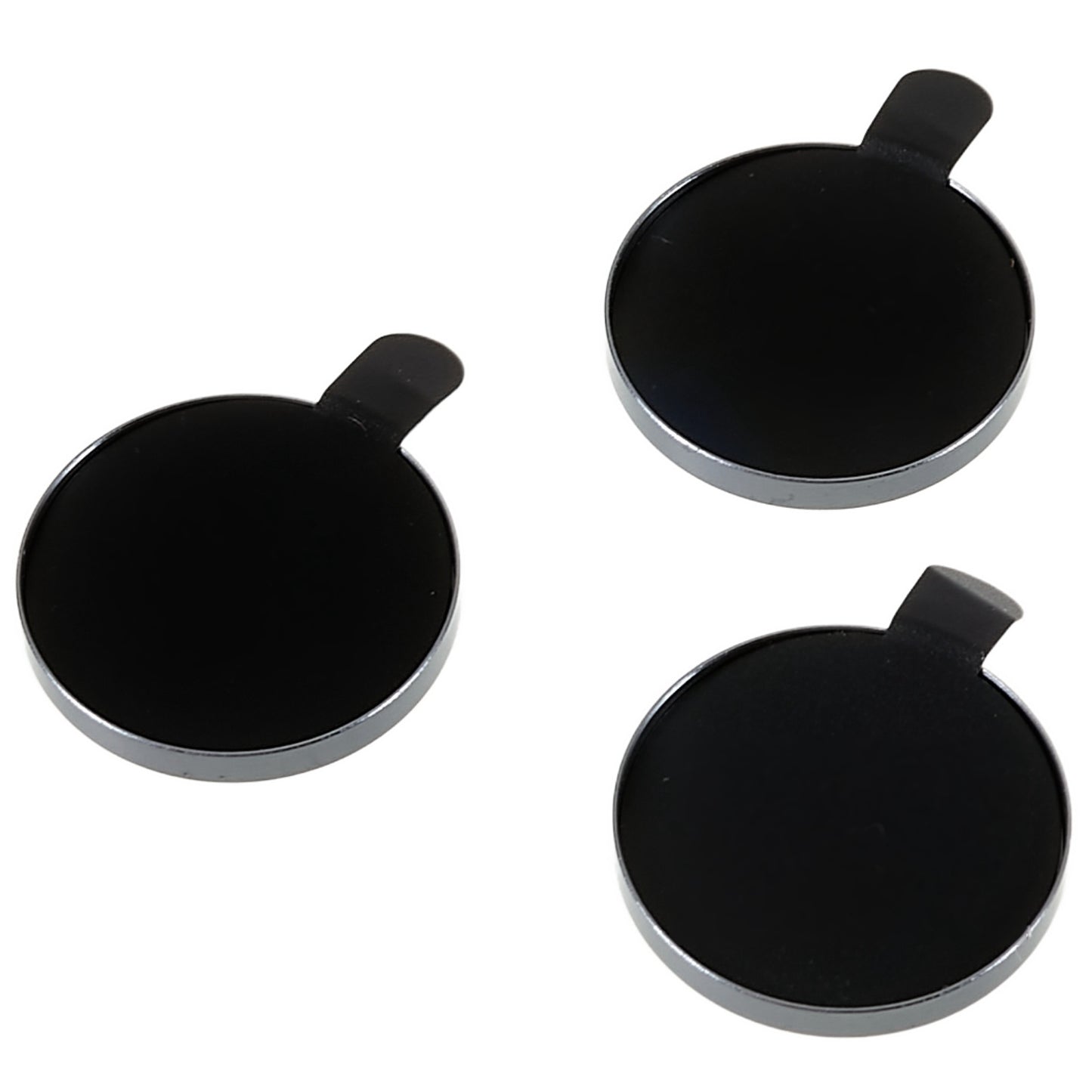 For iPhone 15 Pro / 15 Pro Max Electroplating Camera Lens Protector Set Metal Ring Tempered Glass Lens Cover Film