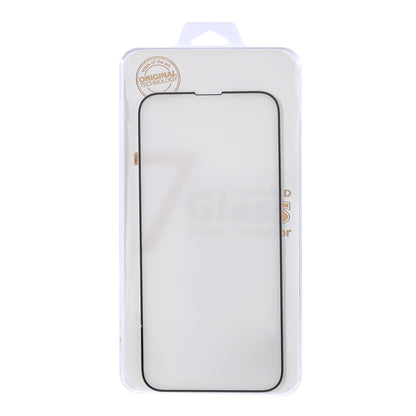Silk Printing Screen Protector for iPhone 15 , Full Glue Matte Tempered Glass Phone Full Cover Screen Film