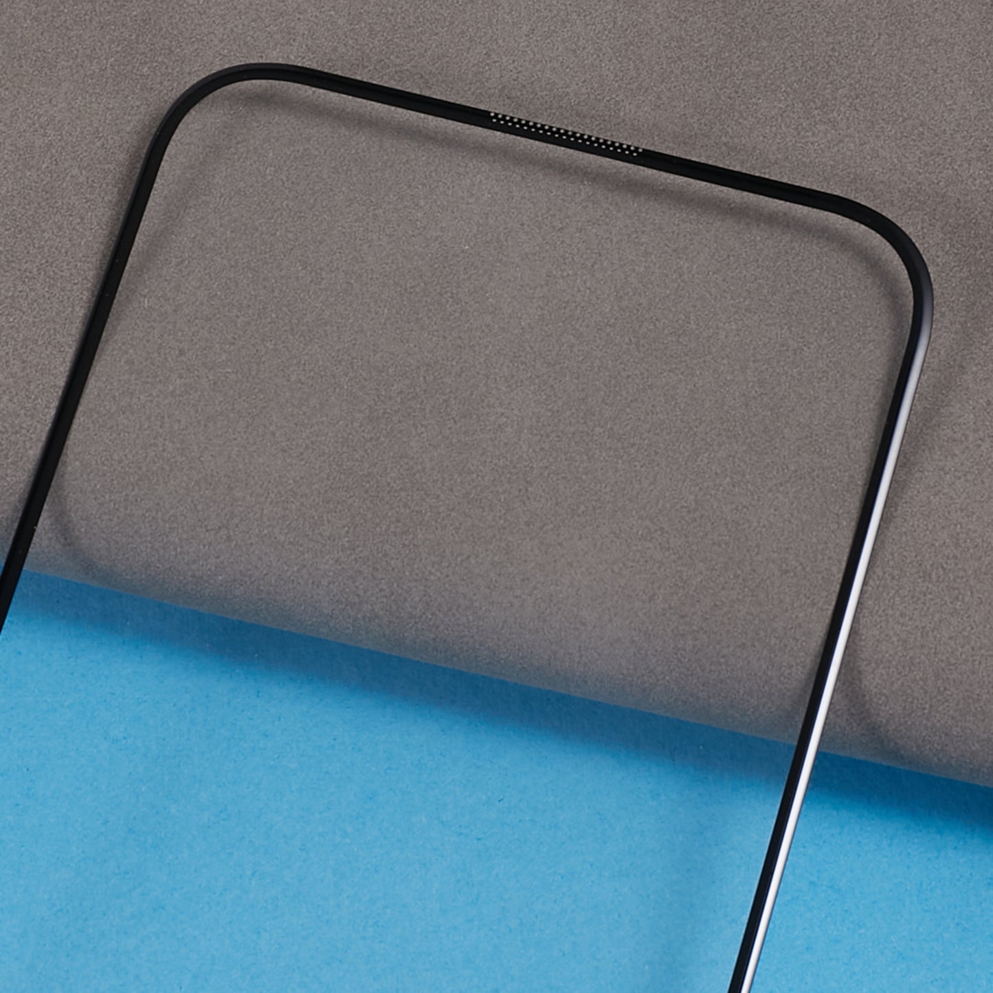 PDGD For iPhone 15 3D Arc Edge Cold Carving Screen Protector High Aluminum-silicon Glass Silk Printing Film with Dust-proof Net