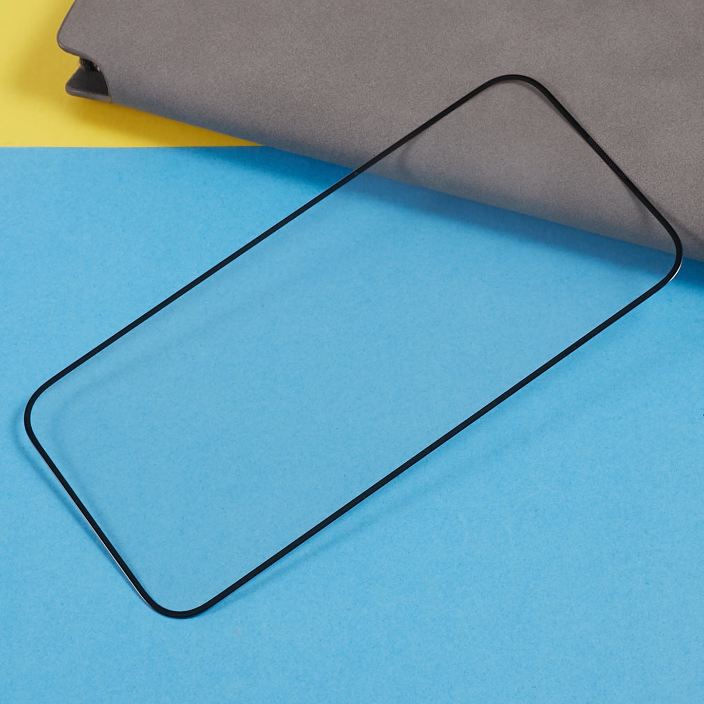 For iPhone 15 Pro HD Clear Screen Film 20D Tempered Glass Silk Printing Full Glue Complete Screen Covering Protector
