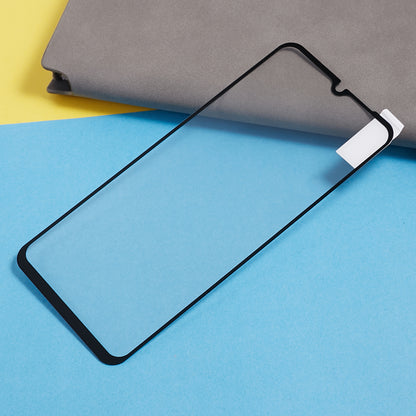 Screen Protector for Xiaomi Redmi A1 4G / A2 4G , Silk Printing Black Edge Full Cover Full Glue Tempered Glass Film