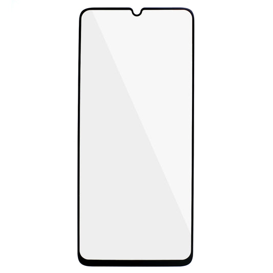 For Realme C51 Electroplated Silk Printing Black Edge Tempered Glass Screen Protector Full Cover Full Glue HD Film