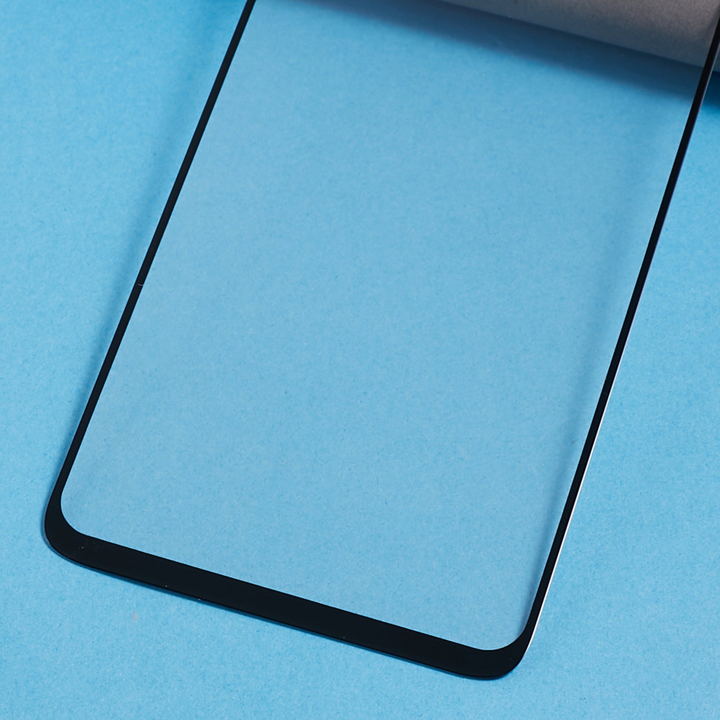 For Realme C51 Electroplated Silk Printing Black Edge Tempered Glass Screen Protector Full Cover Full Glue HD Film