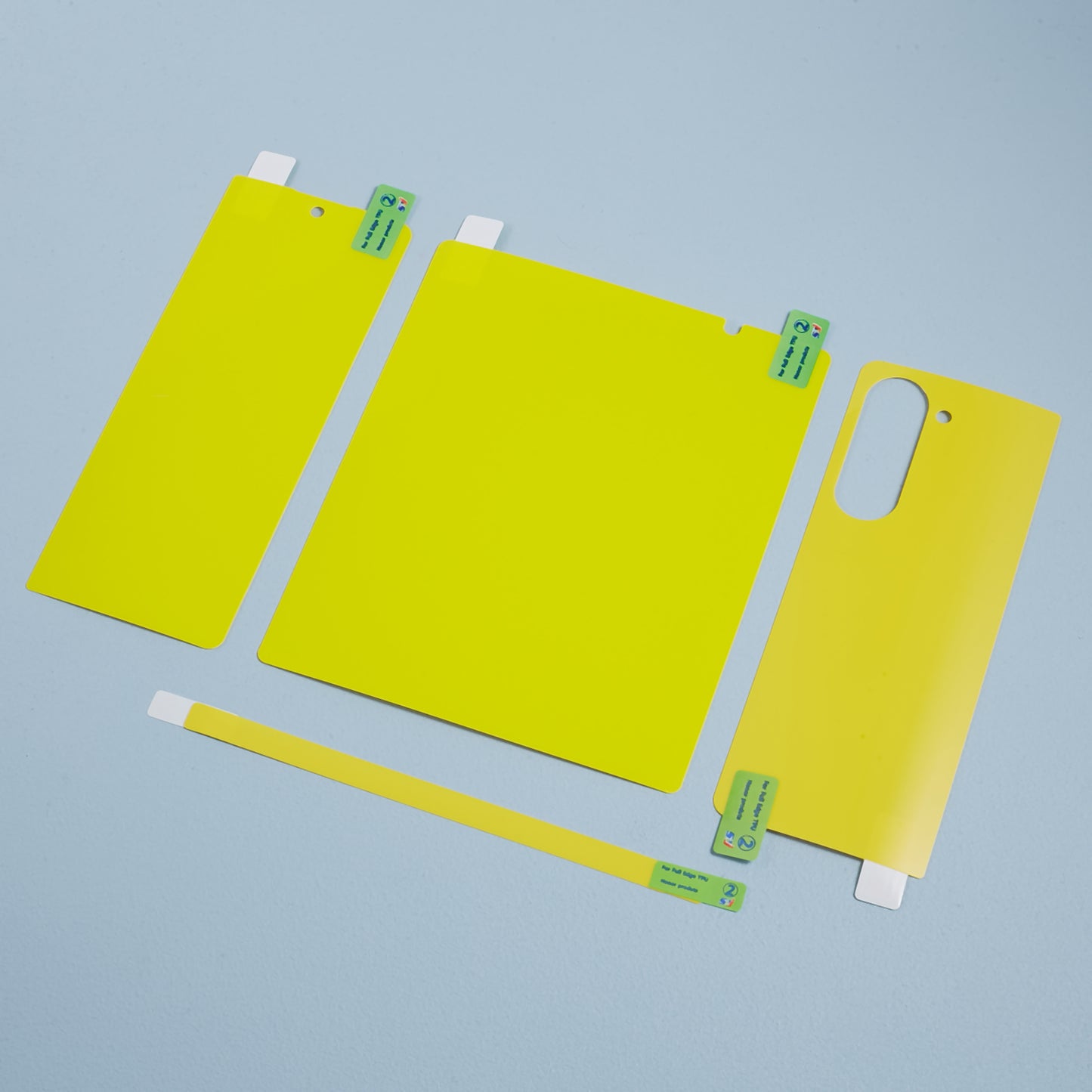 For Samsung Galaxy Z Fold5 5G 1 Set Smooth TPU Film Inside + Front Screen + Hinge + Back Protector