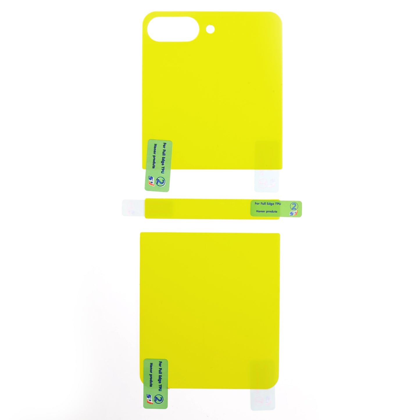 For Samsung Galaxy Z Flip5 5G 1 Set Soft TPU Film Front Screen + Inside + Hinge + Back Smooth Protector