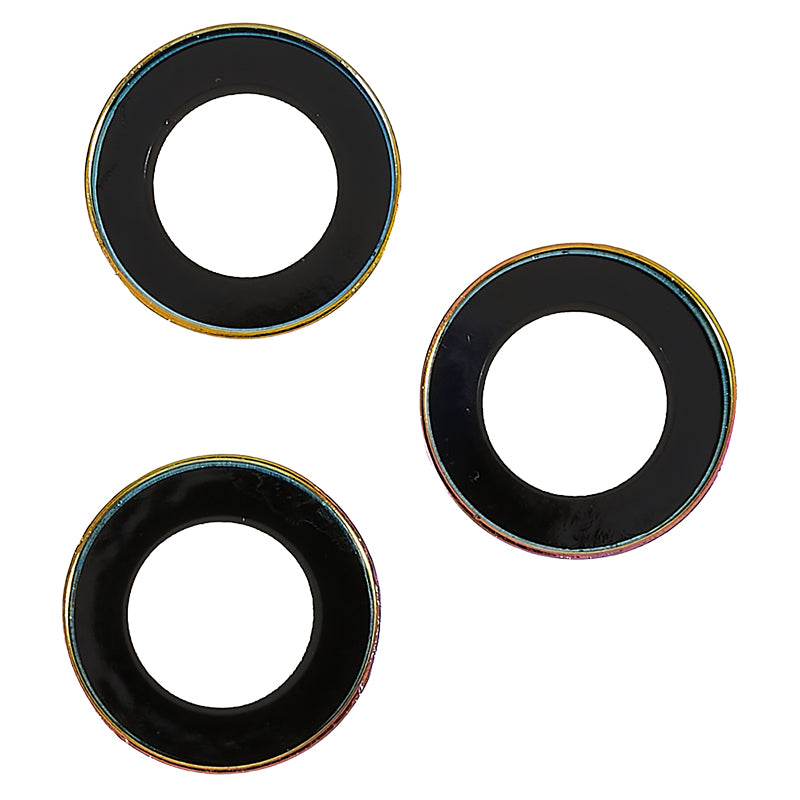 For iPhone 15 Pro / 15 Pro Max Camera Lens Protector Rhinestone Metal Frame + Tempered Glass Rear Lens Film