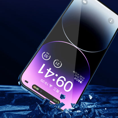 X-LEVEL For iPhone 14 Pro Max / 15 Plus 2.5D Silk Printing Full Screen Protector Full Glue Tempered Glass Film