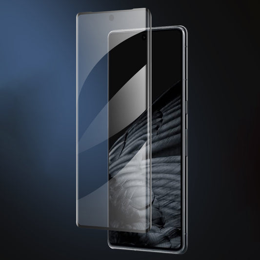For Google Pixel 7 Pro 5G Side Glue Full Screen Protector Scratch-Resistant Curved HD Clear Tempered Glass Film