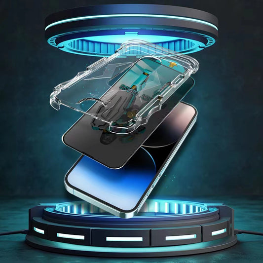 JRNLT For iPhone 14 Pro Max Tempered Glass Screen Protector 28 Degree Anti-spy Anti-explosion Film