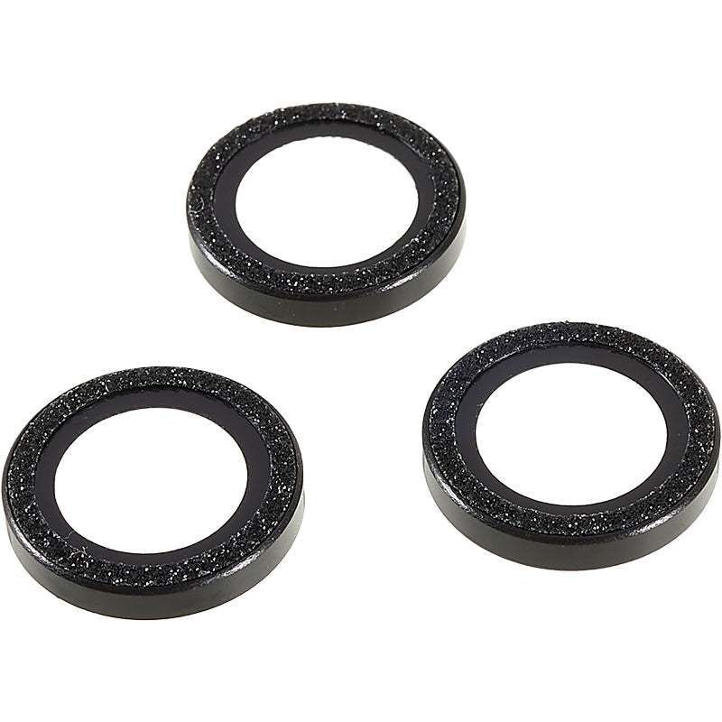 For iPhone 15 Pro / 15 Pro Max Camera Lens Protector Set Tempered Glass Glitter Bling Ring Lens Film