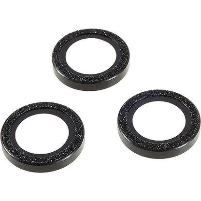 For iPhone 15 Pro / 15 Pro Max Camera Lens Protector Set Tempered Glass Glitter Bling Ring Lens Film