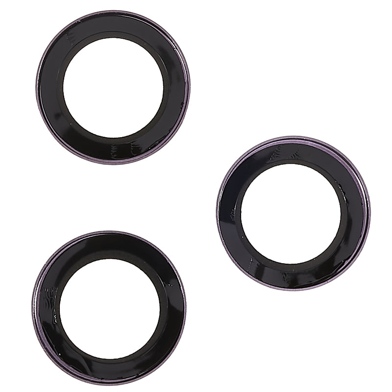 For iPhone 15 Pro / 15 Pro Max Camera Lens Protector Set Tempered Glass Glitter Bling Ring Lens Film