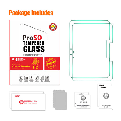 ENKAY HAT PRINCE 2Pcs For Samsung Galaxy Tab Active4 Pro 0.33mm 9H Screen Protector 2.5D HD Clear High Aluminium-silicon Glass Film