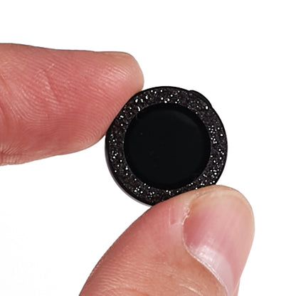For iPhone 15  / 15 Plus Camera Lens Protector Set Bling Glitter Metal Ring Tempered Glass Lens Film