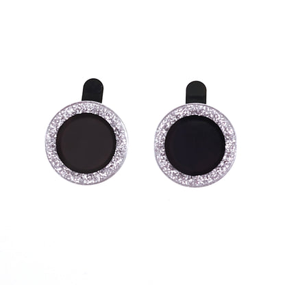 For iPhone 15  / 15 Plus Camera Lens Protector Set Bling Glitter Metal Ring Tempered Glass Lens Film