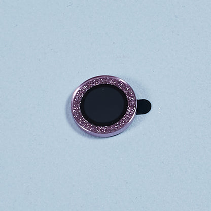 For iPhone 15  / 15 Plus Camera Lens Protector Set Bling Glitter Metal Ring Tempered Glass Lens Film