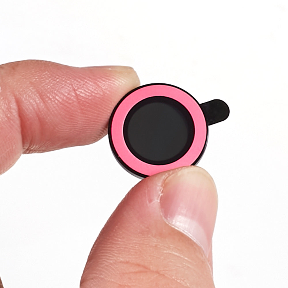 For iPhone 15 / 15 Plus Camera Lens Protector Set Luminous Ring Tempered Glass Back Lens Film