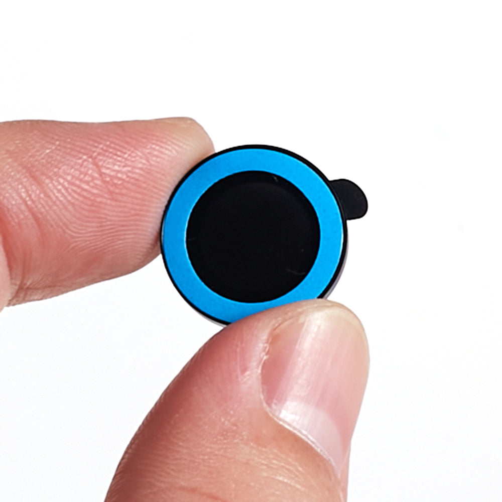 For iPhone 15 / 15 Plus Camera Lens Protector Set Luminous Ring Tempered Glass Back Lens Film