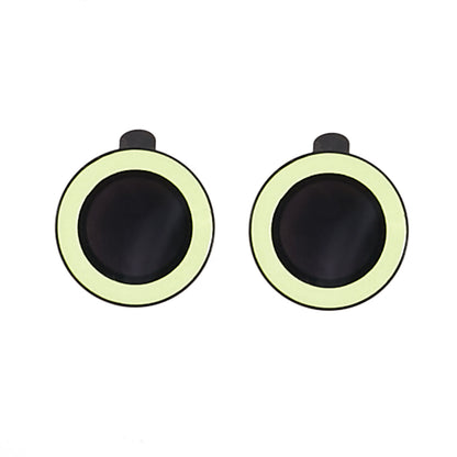 For iPhone 15 / 15 Plus Camera Lens Protector Set Luminous Ring Tempered Glass Back Lens Film