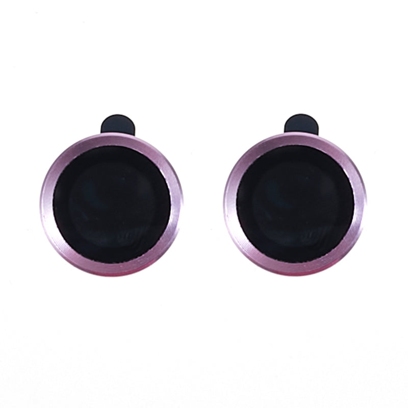 For iPhone 15 / 15 Plus Camera Lens Protector Set Electroplating Ring HD Tempered Glass Lens Film