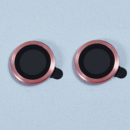 For iPhone 15 / 15 Plus Camera Lens Protector Set Electroplating Ring HD Tempered Glass Lens Film