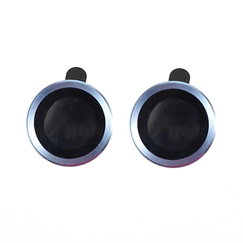 For iPhone 15 / 15 Plus Camera Lens Protector Set Electroplating Ring HD Tempered Glass Lens Film