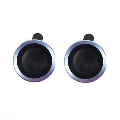 For iPhone 15 / 15 Plus Camera Lens Protector Set Electroplating Ring HD Tempered Glass Lens Film